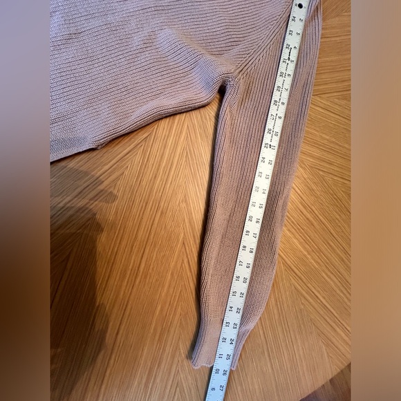 EUC Athleta Hanover Merino sweater pink mauve size L - Picture 2 of 11